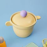 [BETTER FINGER] Kitchen Essential 6 Inch Rice Pot with 2 Lids – All-Heat Compatible, Eco-Friendly Ceramic, Cauldron Structure for Perfectly Cooked Rice, Self-Basting Lid - Made in Korea